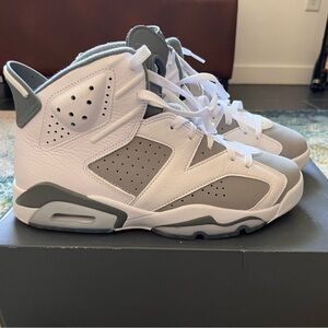 Air jordan 6 retro cool grey.